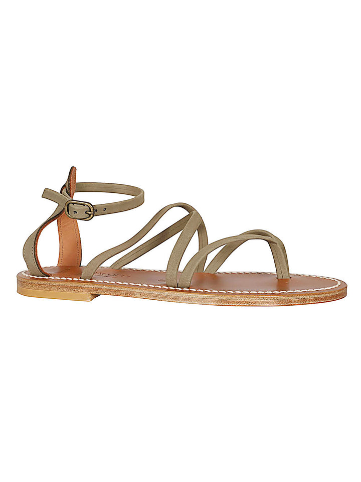 K Jacques St Tropez Sandals - BROWN | c40fc53036fff44ec99f874389fbb4d58a181ed4