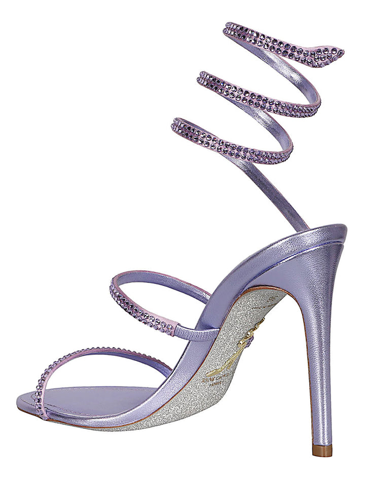 Rene' Caovilla Sandals - Blu e verdi | 5bdd62235f91d29d71763a44c4f75d03cb870fd7
