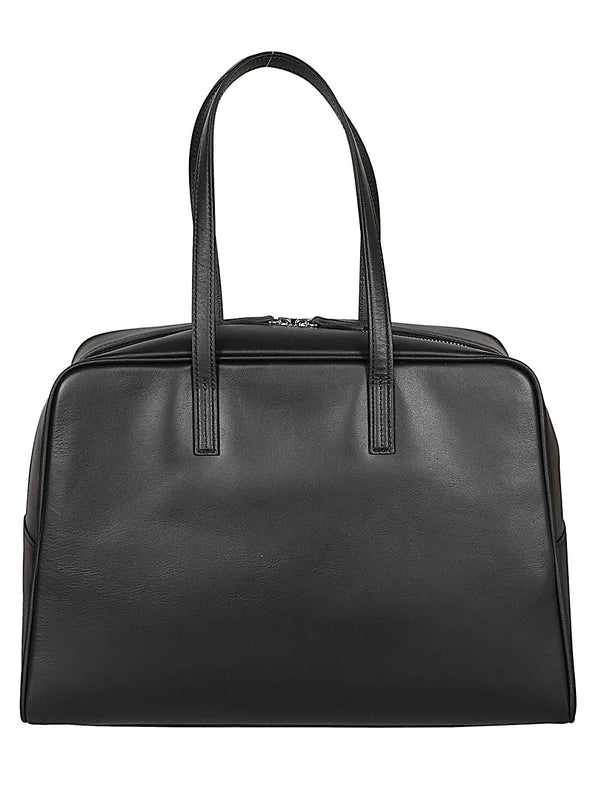 Large Leather Boston Bag