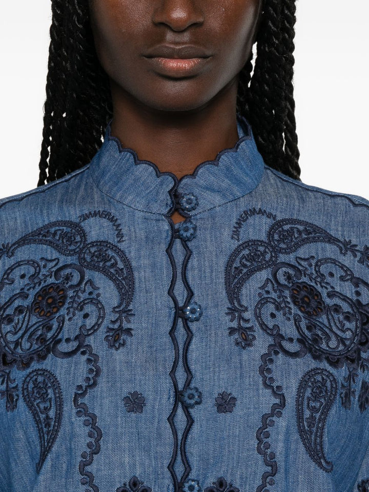 Zimmermann Shirts - BLUE | 134f89b1be0bb3535e5b98c5b41d9d8084d2e833