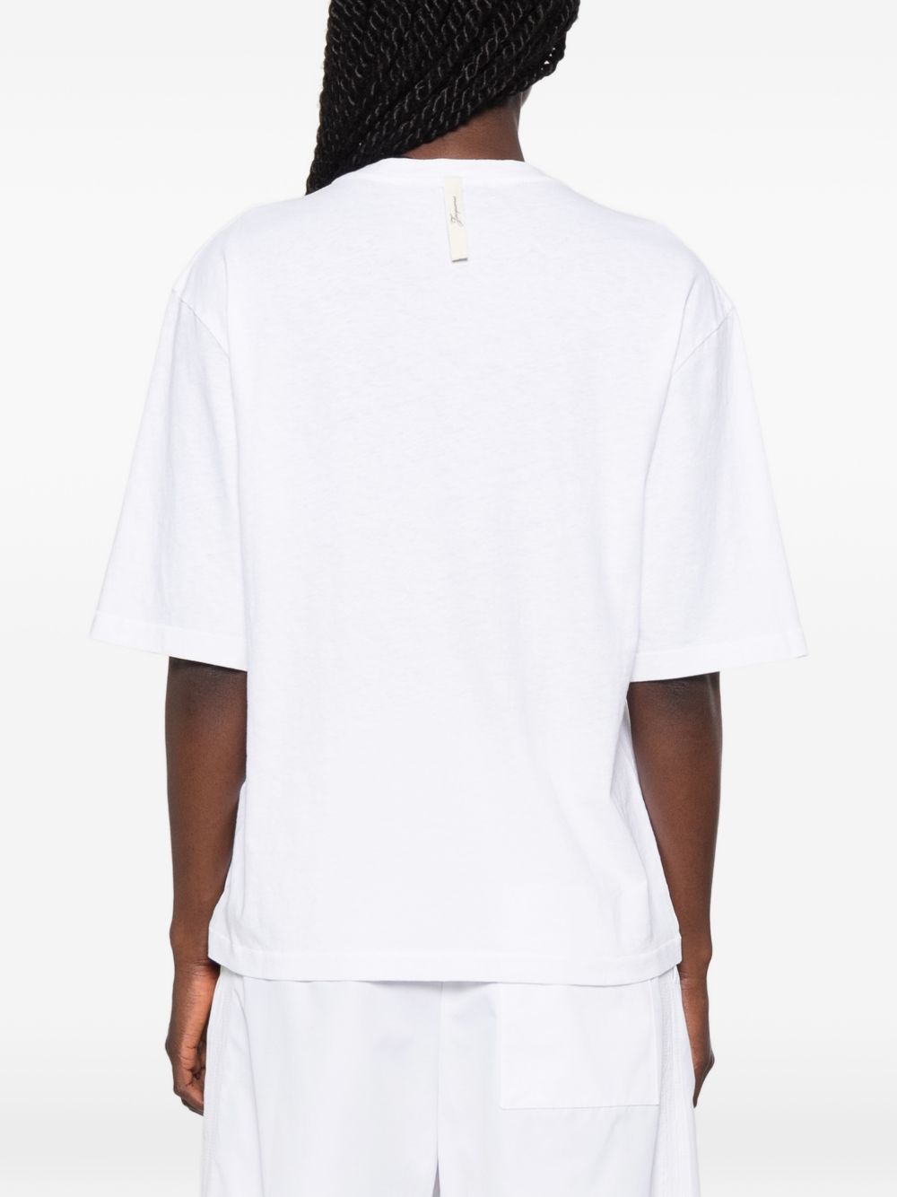 Jacquemus Resort T-shirts and Polos - WHITE | 43fbeff362a885b6b8605ab60ebdf6bed23e596d