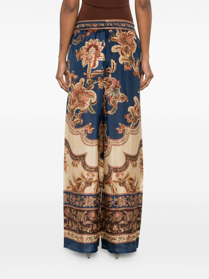 Zimmermann Trousers - Blu e verdi | 668c80c97519e6e2cec1e0d2fa753eedd1566e2e