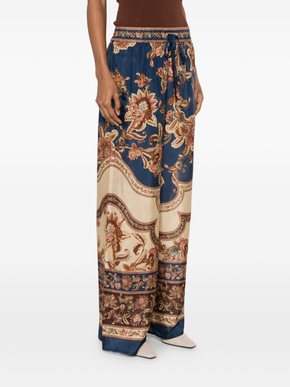 Zimmermann Trousers - Blu e verdi | 035f24218683b48e257b890ed3dbda32352cde91