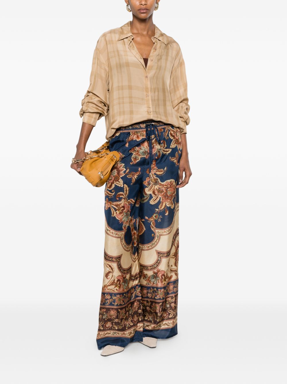 Zimmermann Trousers - Blu e verdi | 9e39165fc6d28d1a4b8658994e233befe89a0200