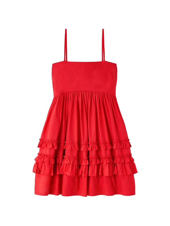Ganni Dresses - RED | 9ddd545f02f24ab4d60ed8a24b63495057355121