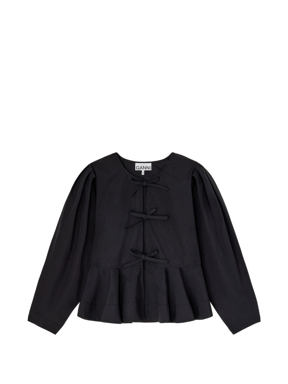 Ganni Shirts - BLACK | 6ad14fb9d7d10f4ee25b563ef2e86247b6385994