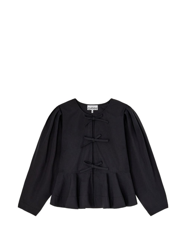 Ganni Shirts - BLACK | 6ad14fb9d7d10f4ee25b563ef2e86247b6385994
