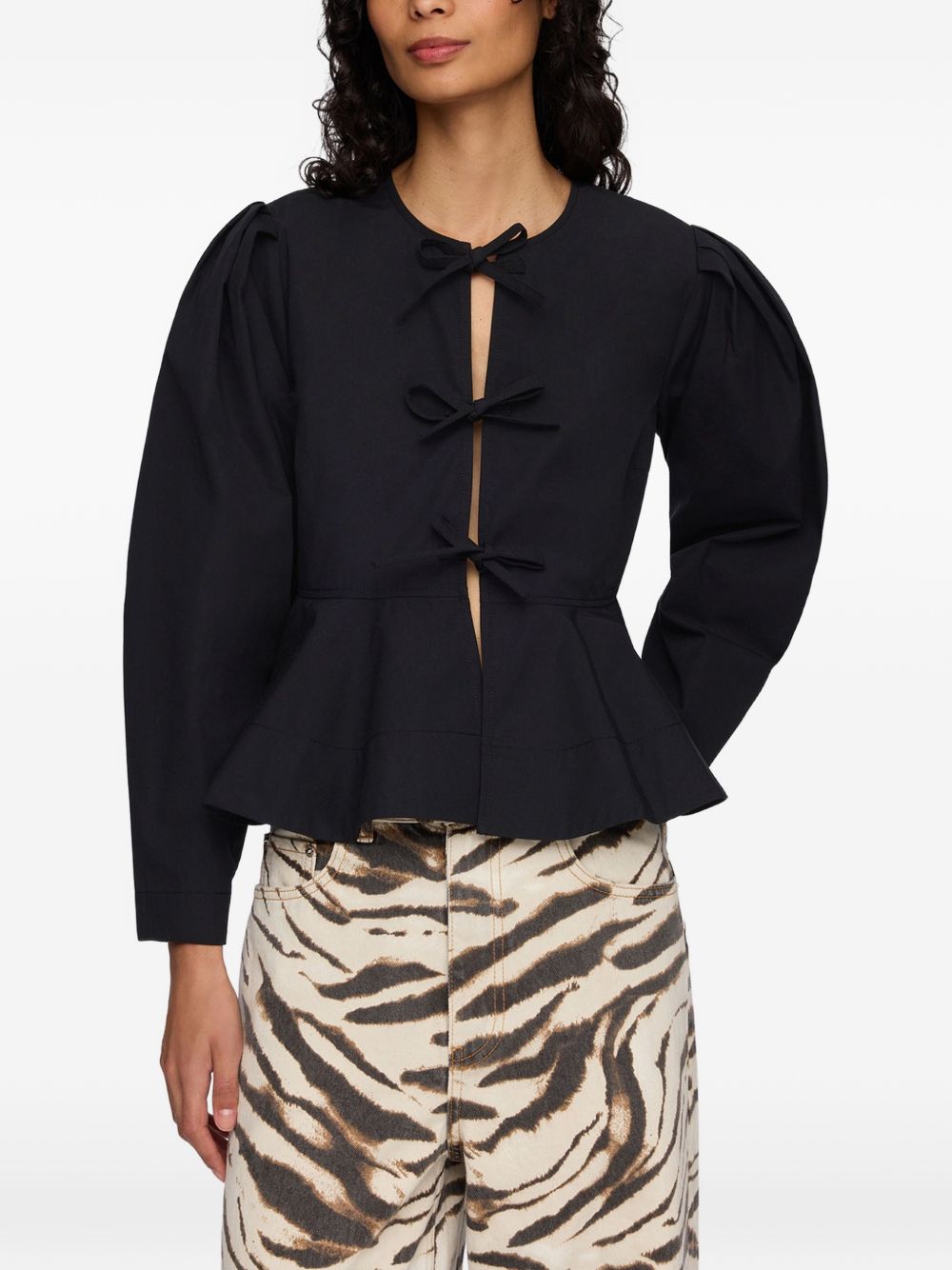 Ganni Shirts - BLACK | afcc4e1d56e446081fcff7b28fd15f9dd82ef0b1