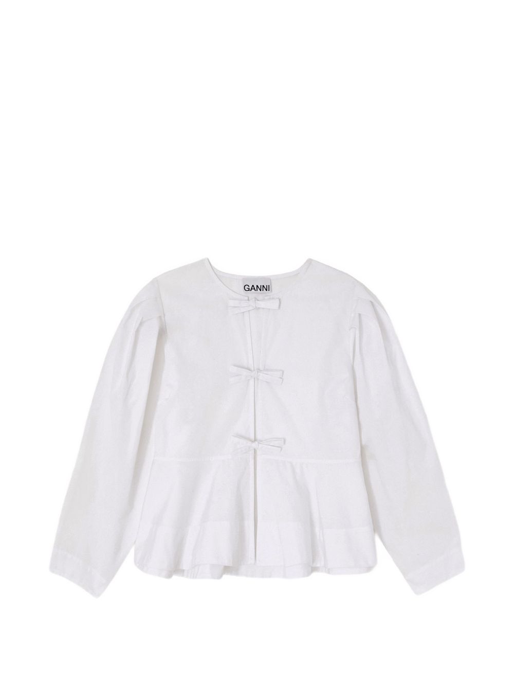 Ganni Shirts - WHITE | 6cd202cbd90996e4b190f1a227ad74c23e6c4707