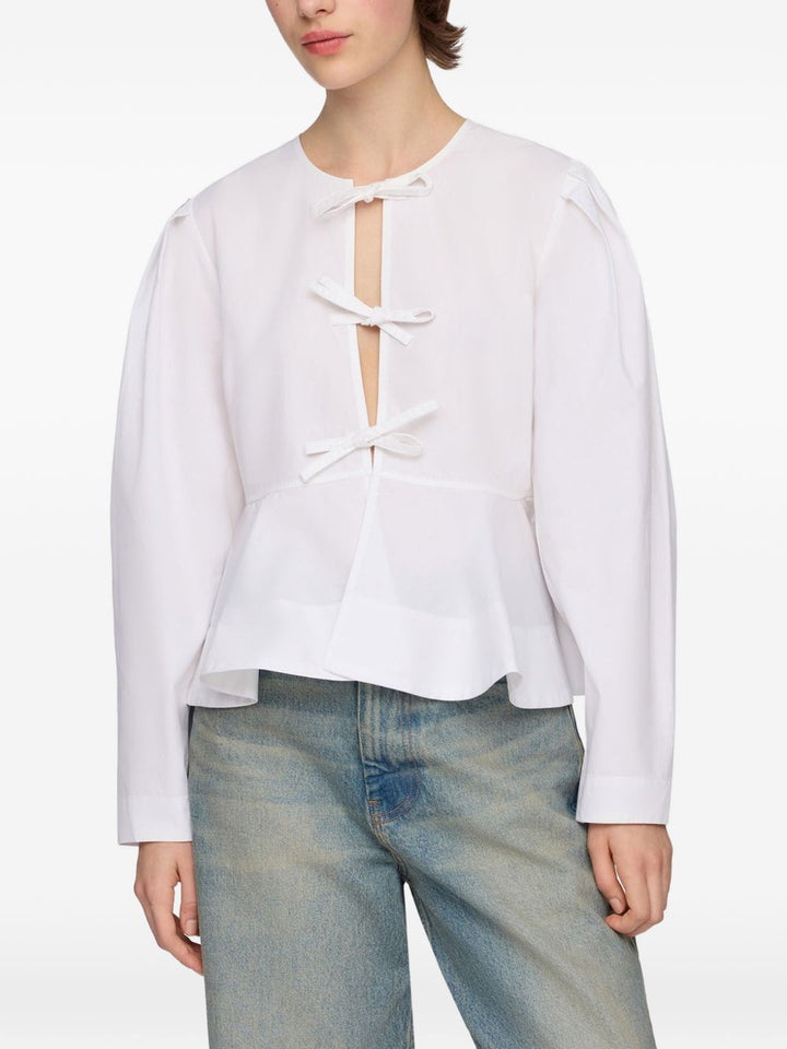 Ganni Shirts - WHITE | a74dc872222efcb7af19eb8a433e3c1e19dd1439