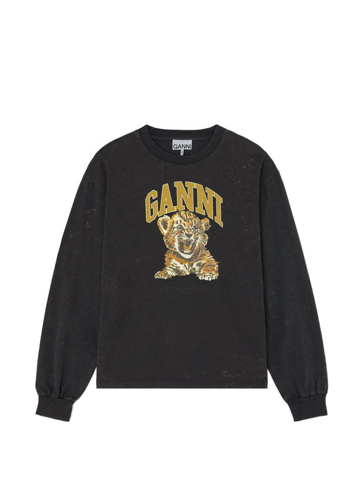 Ganni Sweaters - BLACK | 9d97ff2216c3f55cf584249b16e2fbb664ffeabe