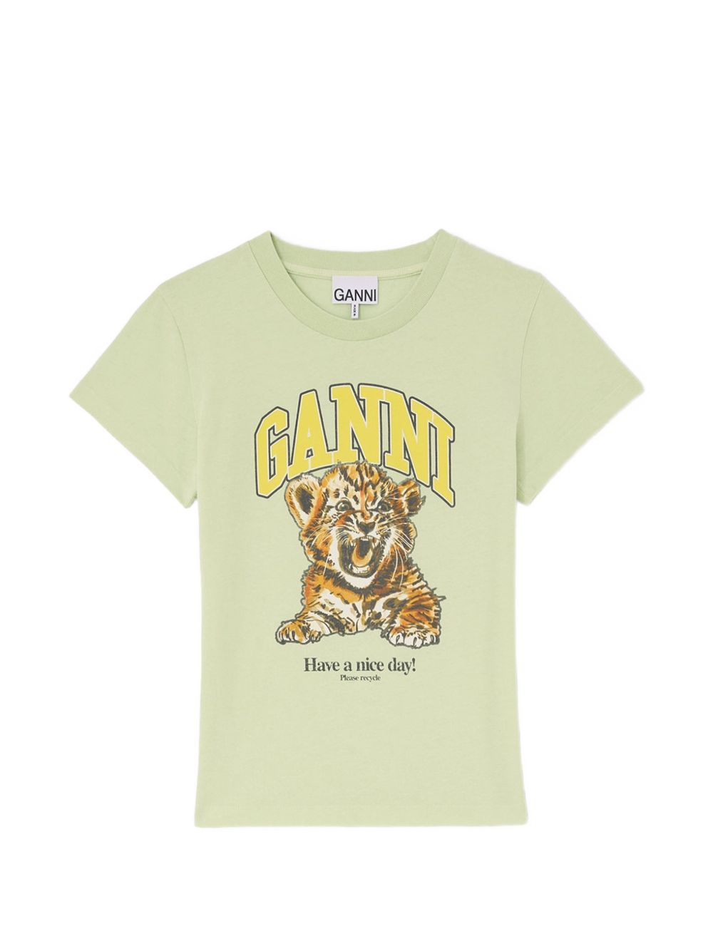 Ganni T-shirts and Polos - GREEN | fdb6aef6962013f14423a17d9b6a264a84e73aab
