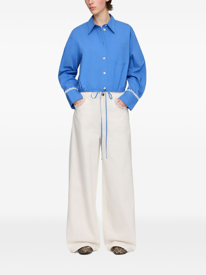 Ganni Shirts - BLUE | 47c6266db61a117763770fb6ee362d6c5e09d43c