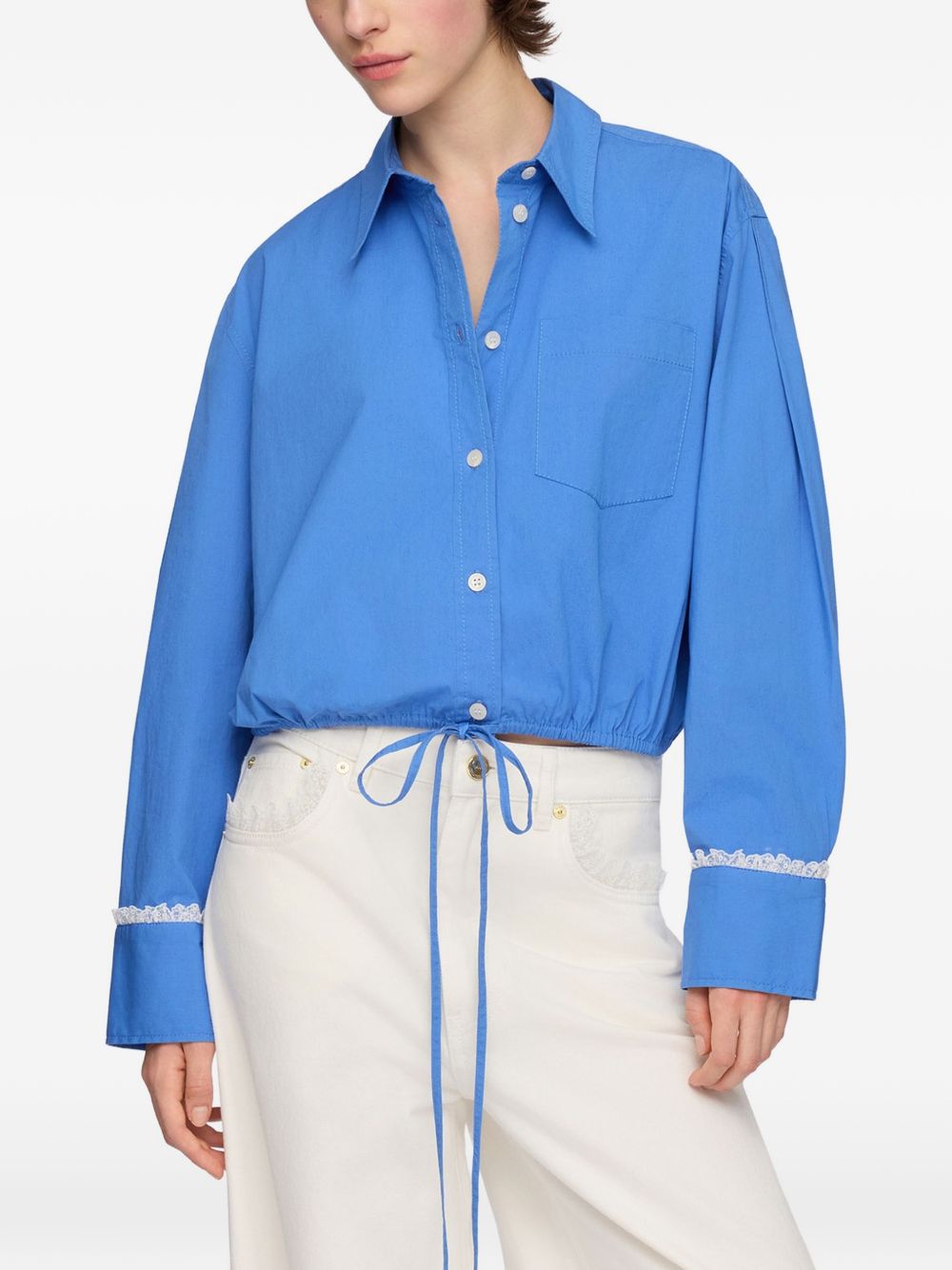Ganni Shirts - BLUE | bad50f732fb0f112f488d0473e6709e6911438fe