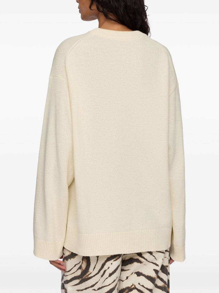 Ganni Sweaters - WHITE | de0b6186bb78bb7fc1d59bb5005e614a2e853ac9