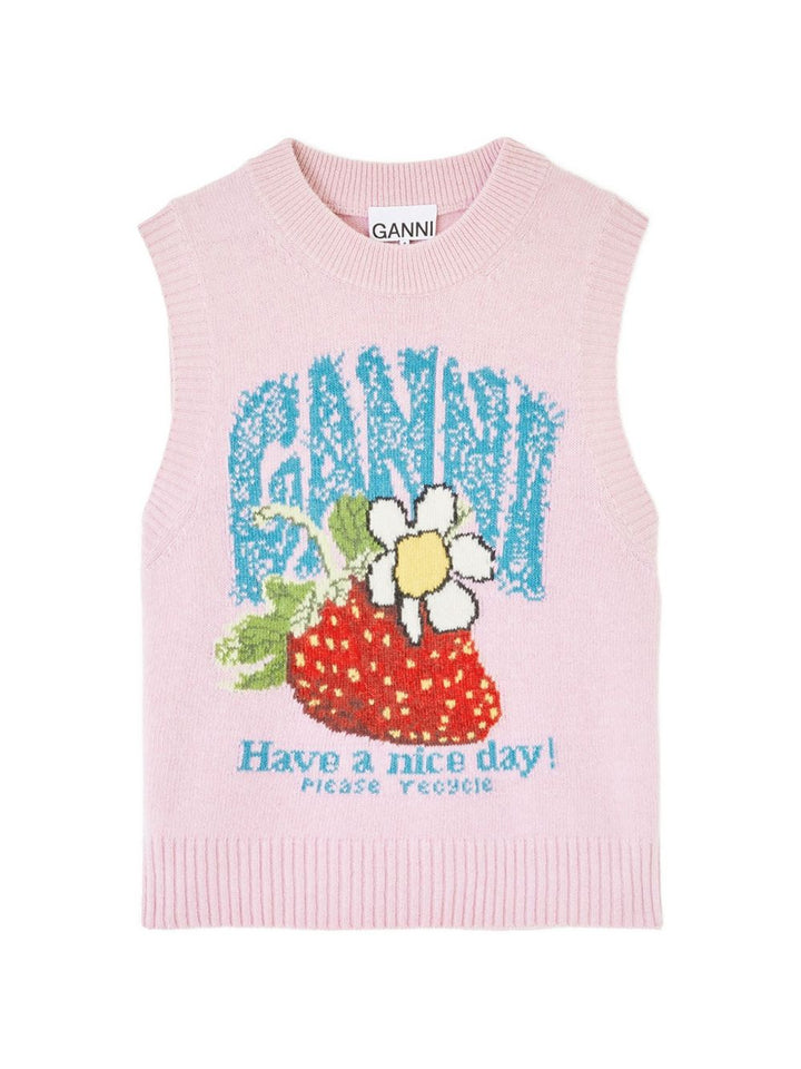 Ganni Sweaters - PINK | 3b45276a7247c207bb40cb49c2e33eaaa25fc68c