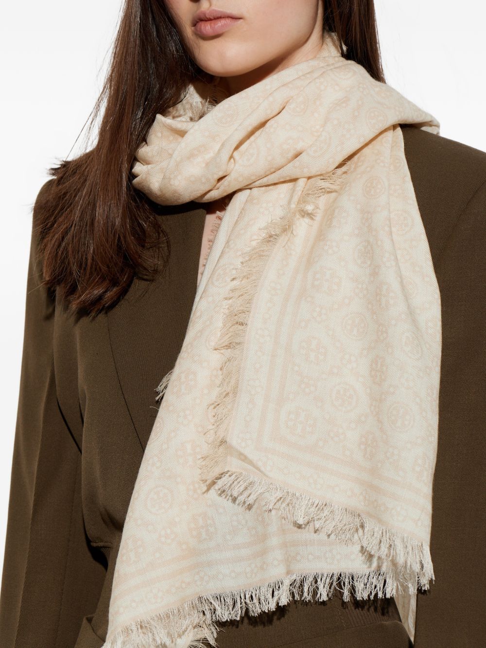 Tory Burch Scarfs - WHITE | 8f5335260a70bfde05ec49f7364db112e849eba5