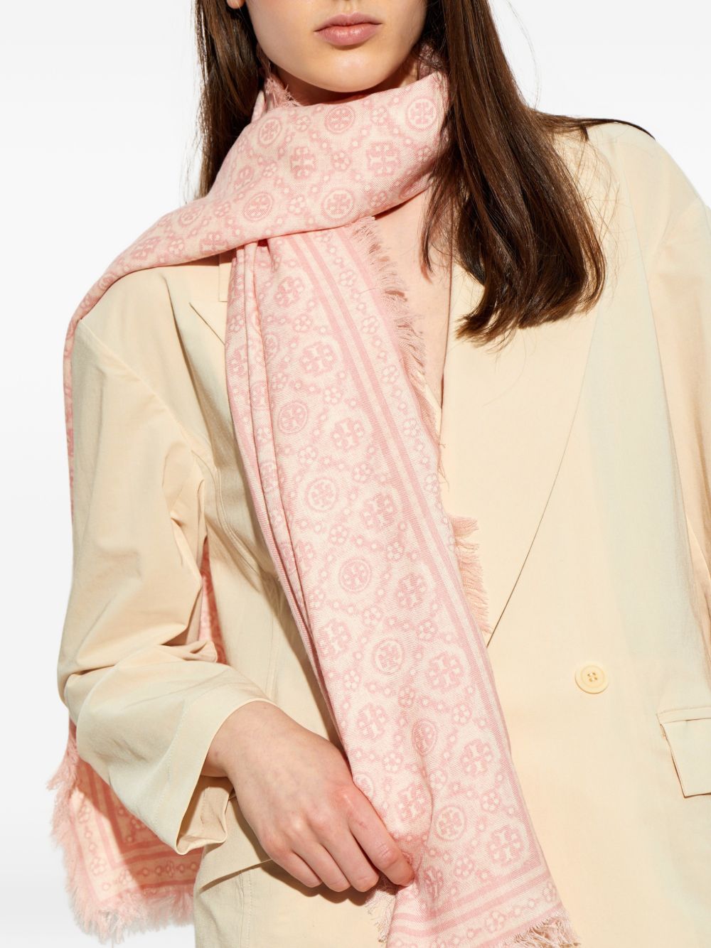 Tory Burch Scarfs - PINK | d8b21c2e75c966ef778ef5bdde0af45b673fc031
