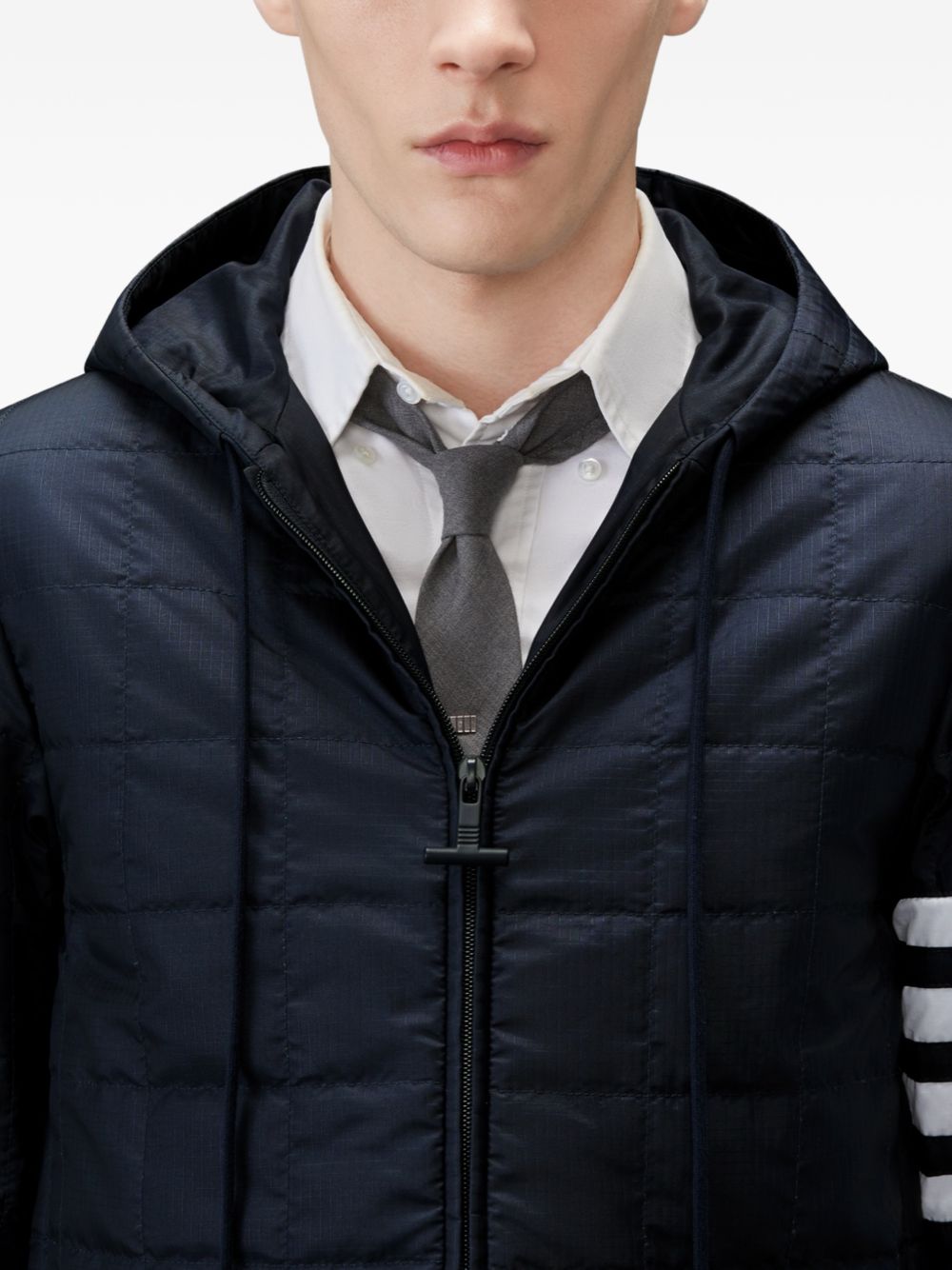 Thom Browne Coats - BLUE | f1868fa87ade82b70dc99b496c4b030542e744db
