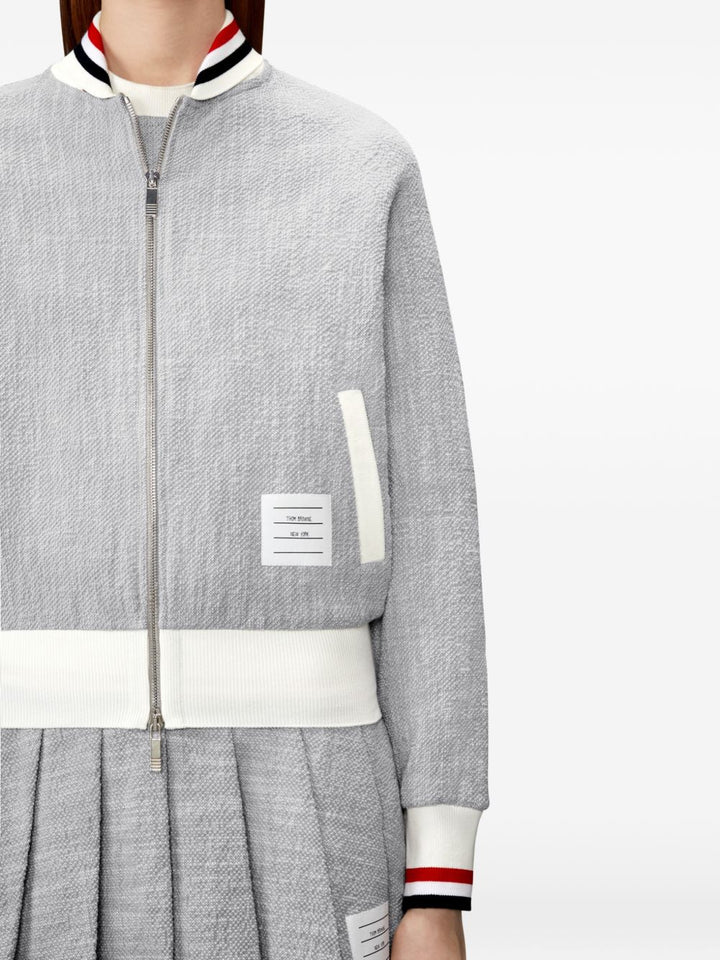 Thom Browne Coats - GREY | fe1b1d5bff939db6447b55807a56af025f1ce685