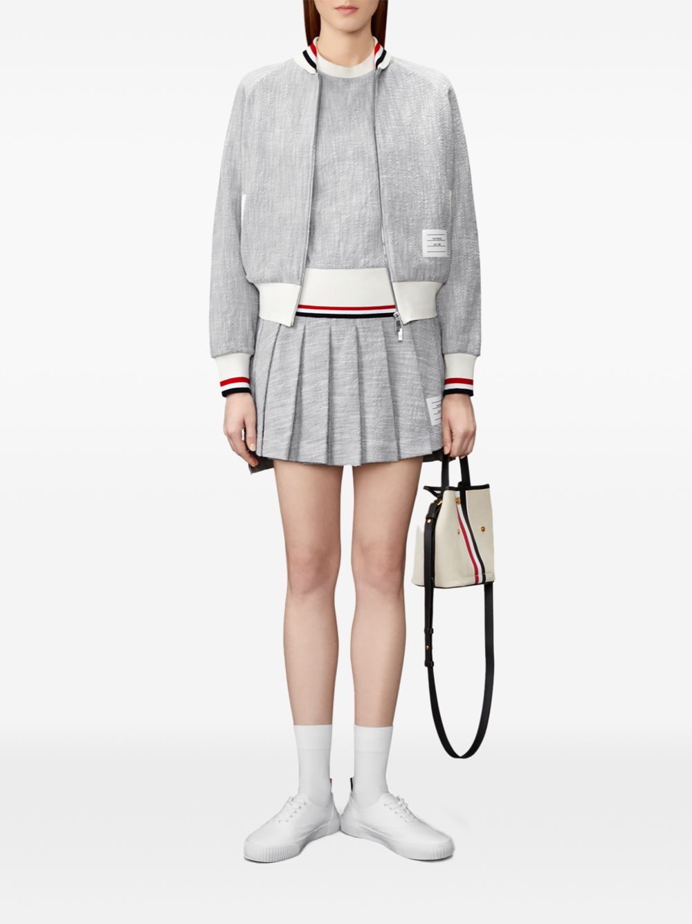 Thom Browne Coats - GREY | d3880536c35adb832d70502a0c3f2db1b9f0cc90