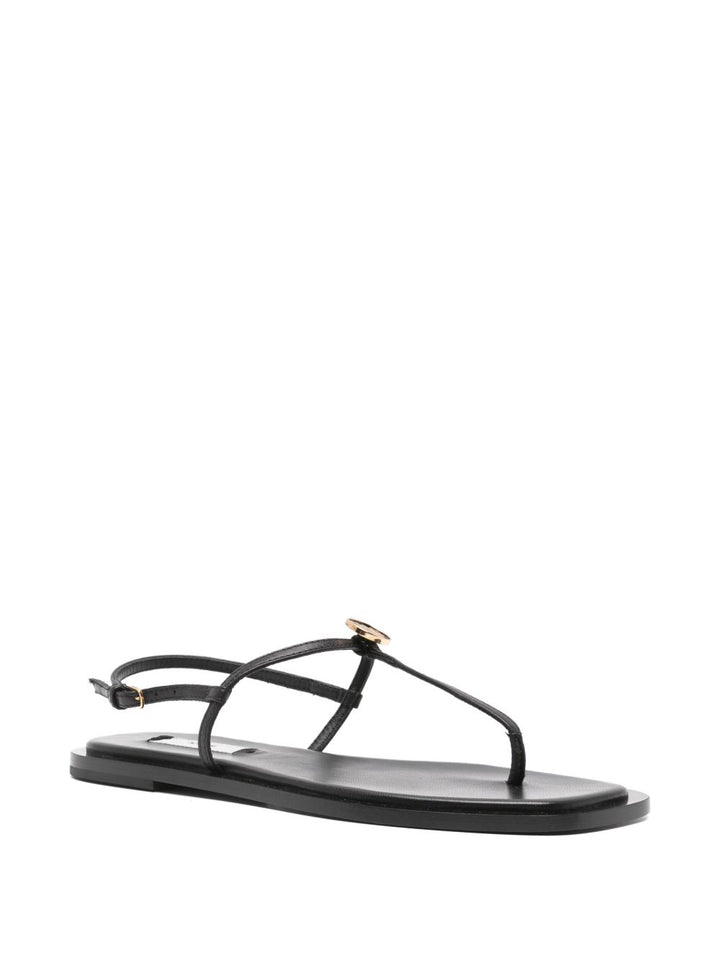 Toteme Pre Sandals - BLACK | 90a2add34490ae08a4efcebdcc9d839206eb1e61