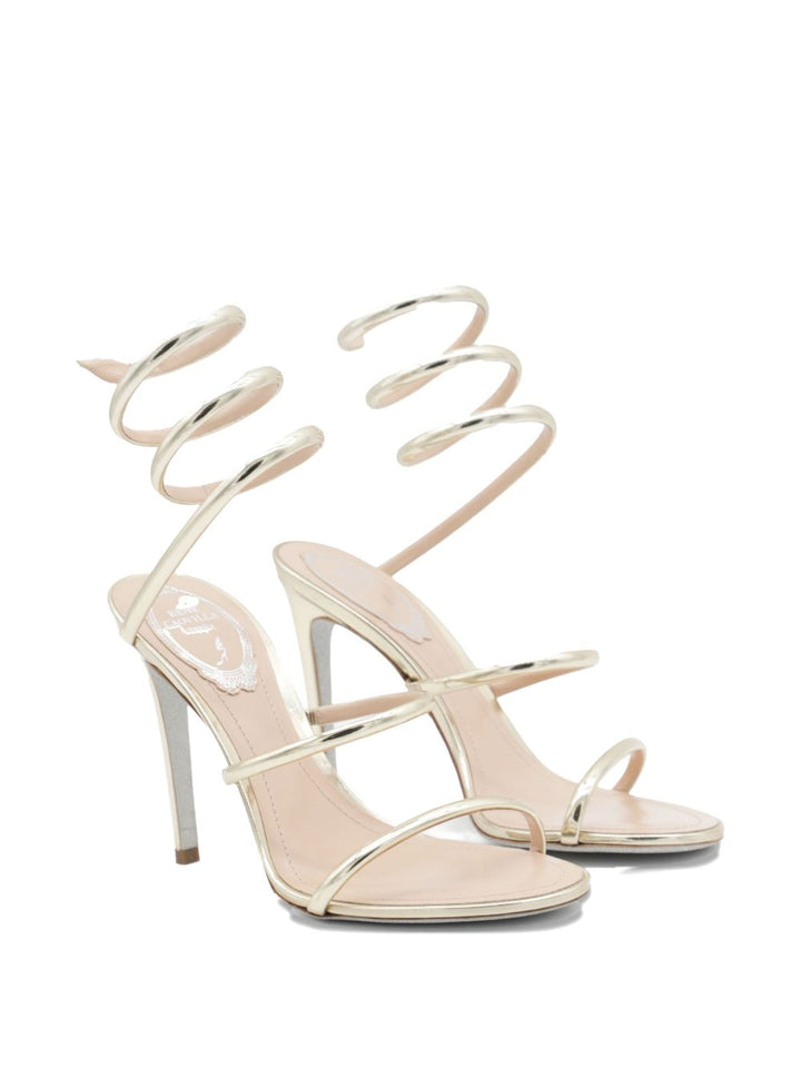 Rene' Caovilla Sandals - GOLD | fcf900bf7ee6e2320ea3b28df6f444bad3f0eda6
