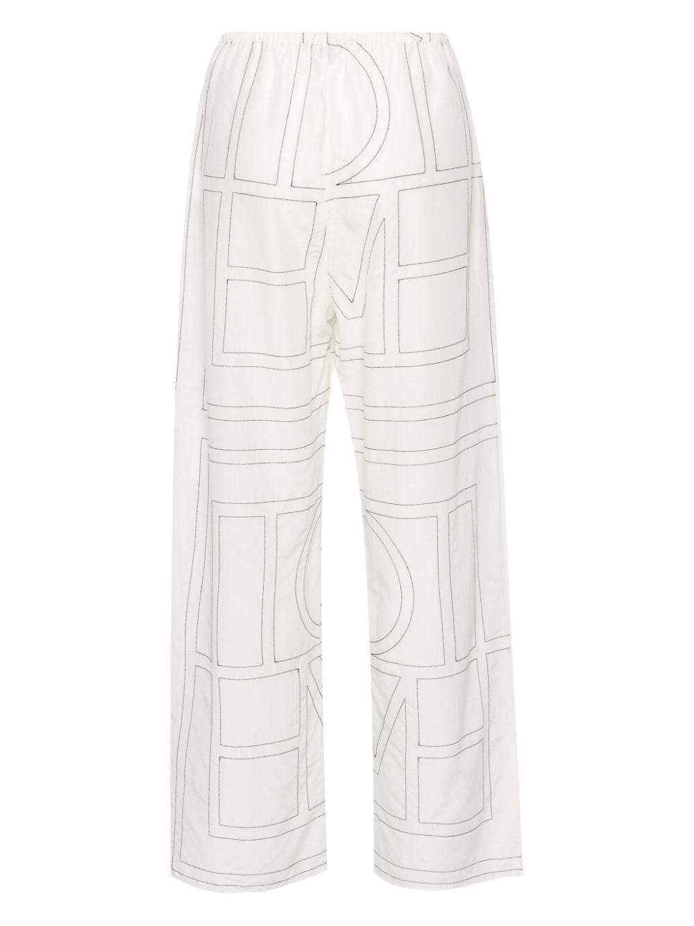 Toteme Pre Trousers - WHITE | 699b8035f3ebb604e18a1a575a740dc8bc2d4b95