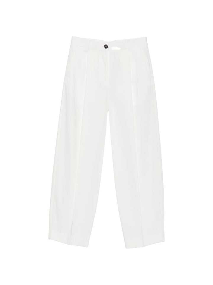 Toteme Pre Trousers - WHITE | 7cd25742aedb9d497893b628e68de80576a3bc70