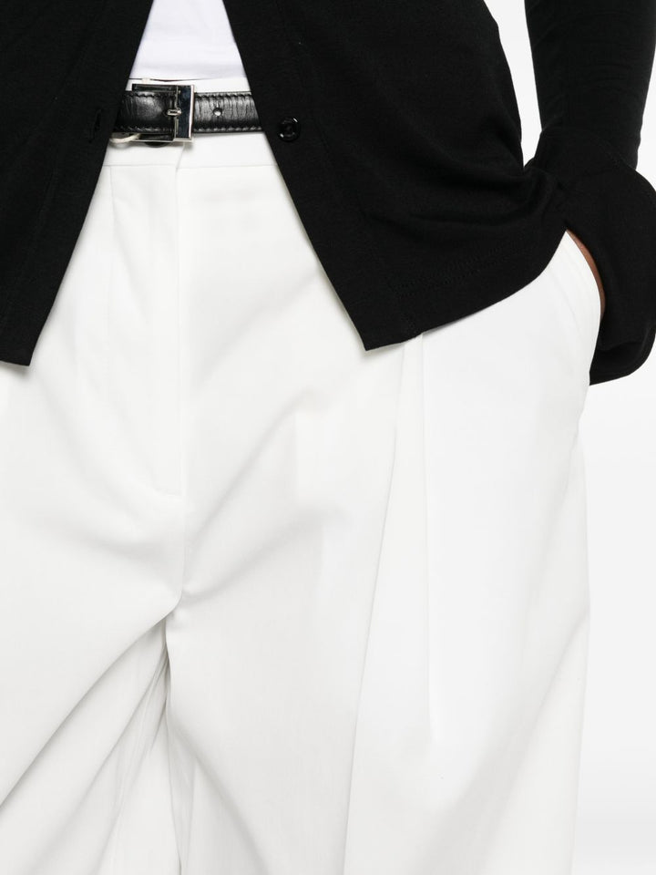 Toteme Pre Trousers - WHITE | 3691bfcbb0c475f12d1951536df37a6b24407d5b