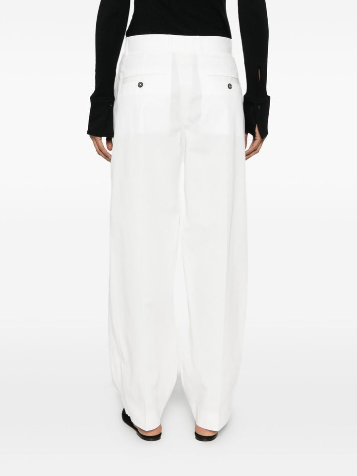 Toteme Pre Trousers - WHITE | 73541a924e486e0cc5f2e8efabc3df6b55d4c90b