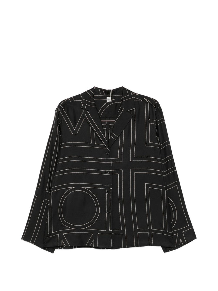 Toteme Pre Shirts - BLACK | 3e23f320df18e4889b3bc7d52c0fc009f549a846