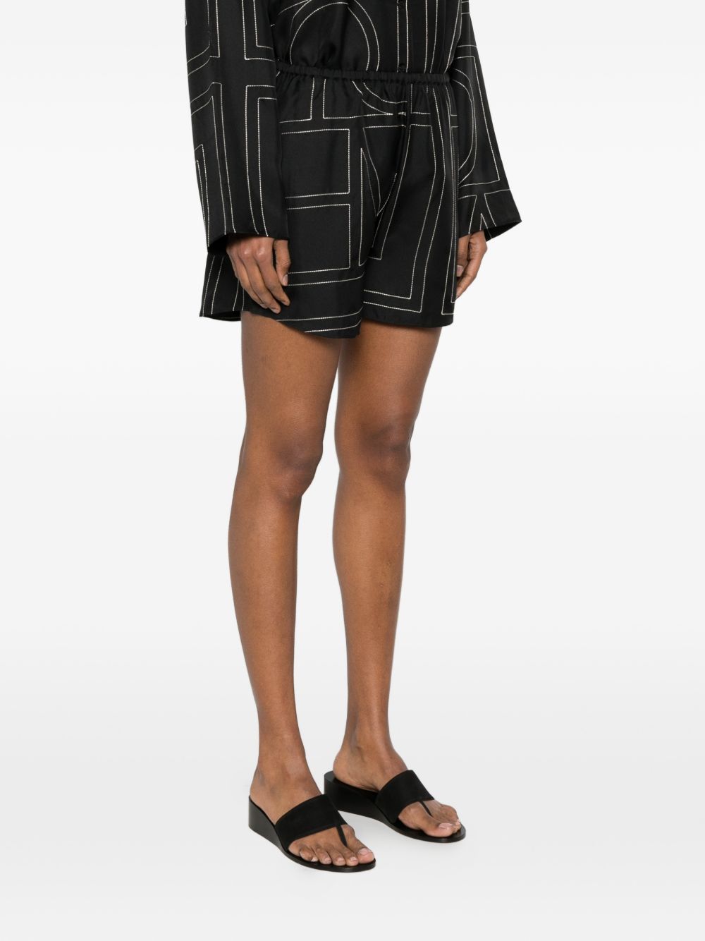 Toteme Pre Shorts - BLACK | 1d23e04d0001d1f50d11cfda96d689247552fe6f