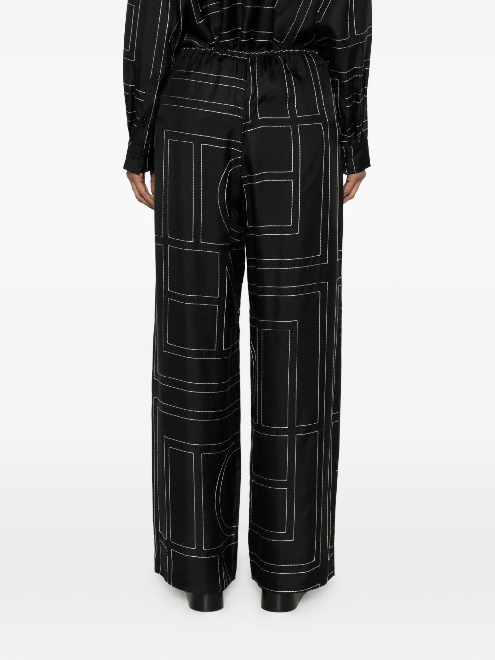 Toteme Pre Trousers - BLACK | c7cb5463a8f2a695f3ae632286454fe86e3fc5b2