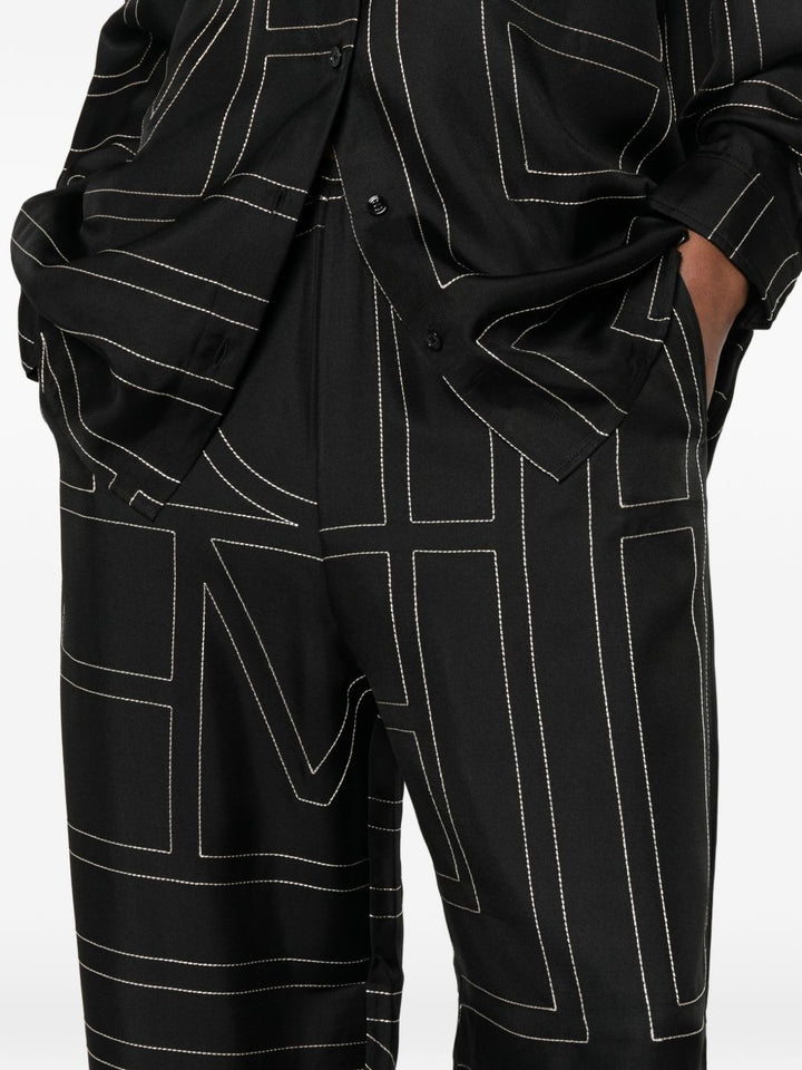 Toteme Pre Trousers - BLACK | 1399ecd93535a0931530013843ff951c9c3b6d18