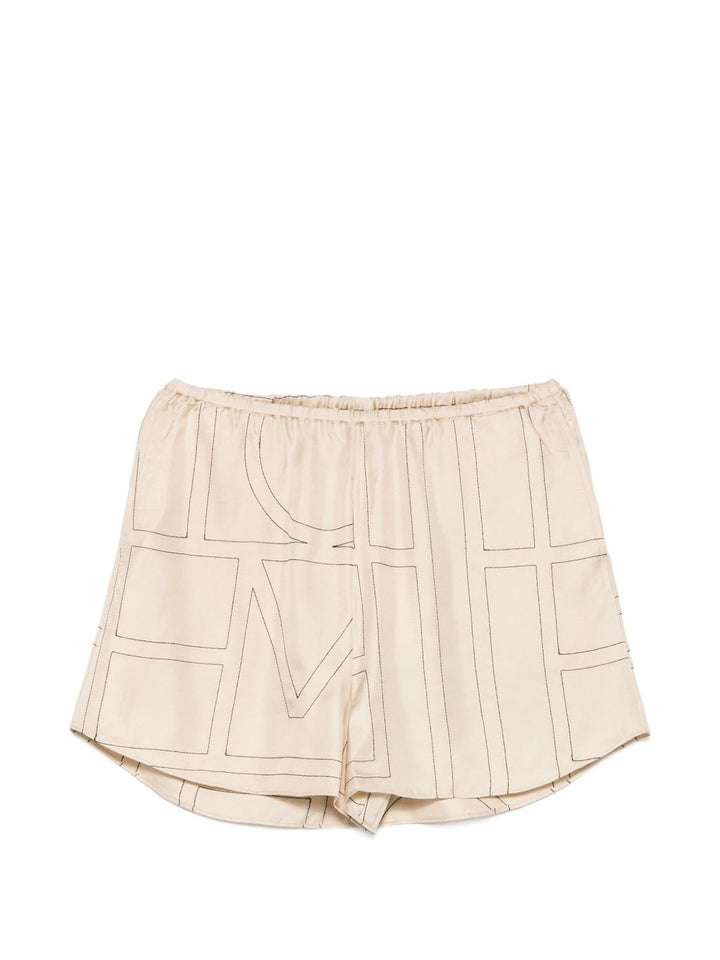 Toteme Pre Shorts - WHITE | d52a0ac6d47fa20fc1955408a8ead51ec510803e