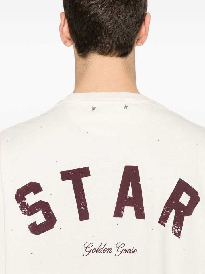 Golden Goose T-shirts and Polos - WHITE | 12803b64d204704a02ce2044c83fe6d40602b4f4