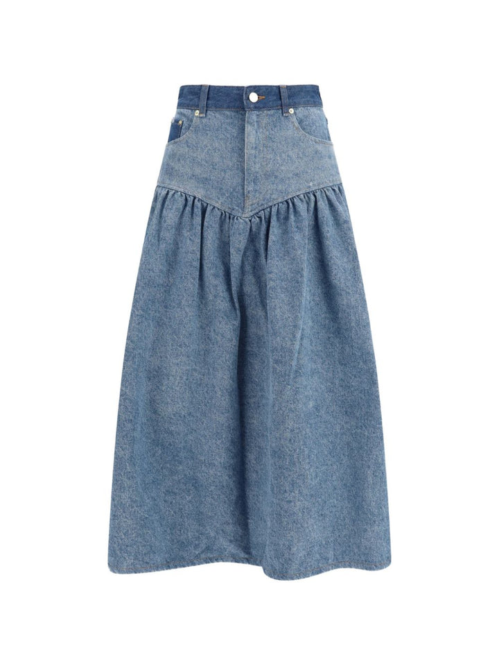 Ganni Skirts - Blue and green | b463e021b84bed8c7a849f0c105eb92cf79a3f73