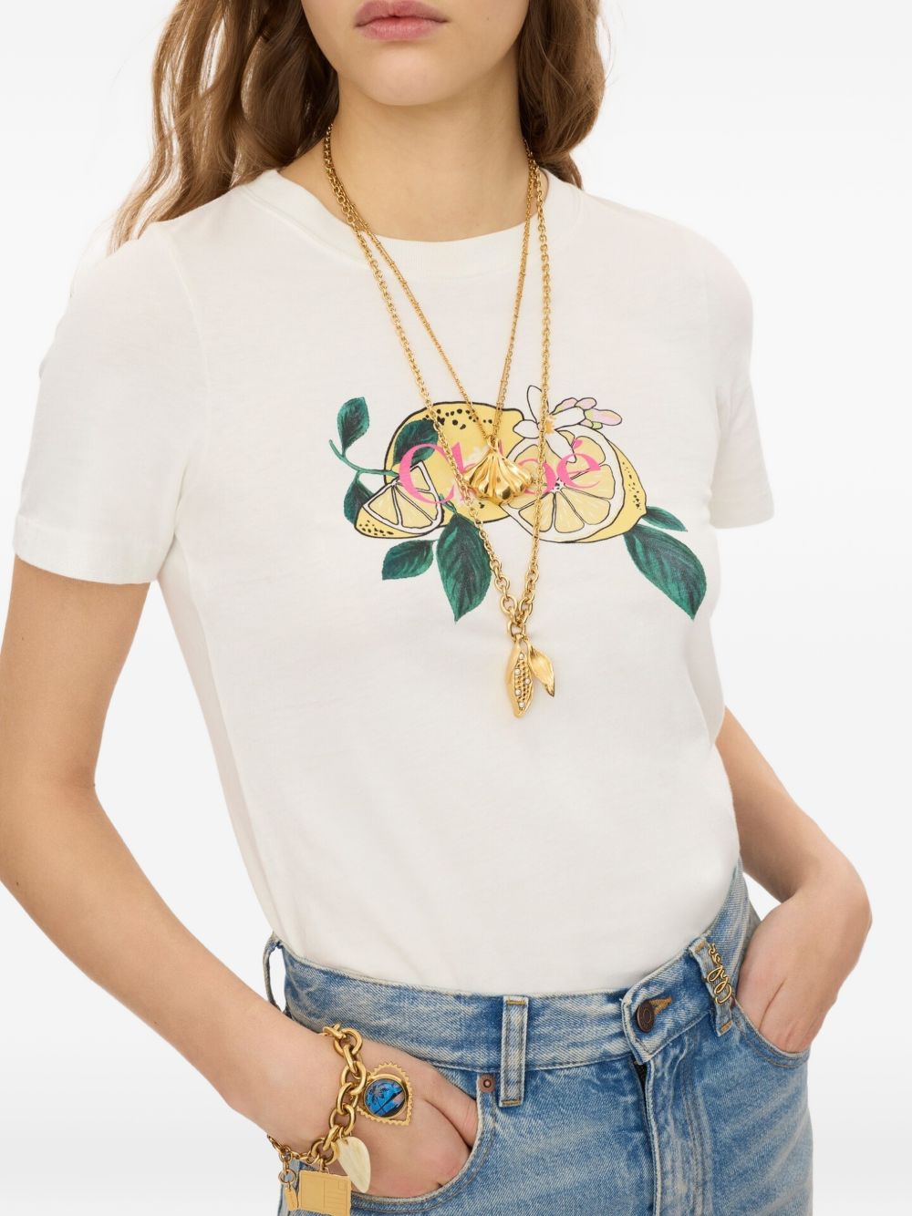 Chloè T-shirts and Polos - WHITE | 73b50a77fd577bdceffd5a0f5c01d464083a06bd