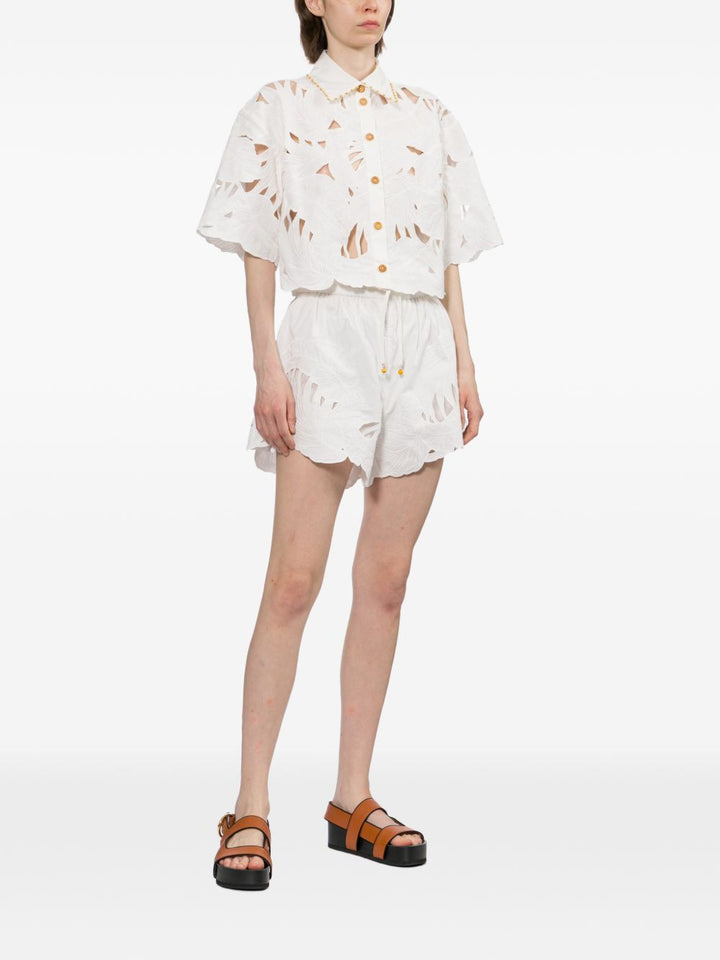 Zimmermann Shorts - WHITE | 5b081a8fc3db2c2fc66b6e647f6b6d69f8dec45e