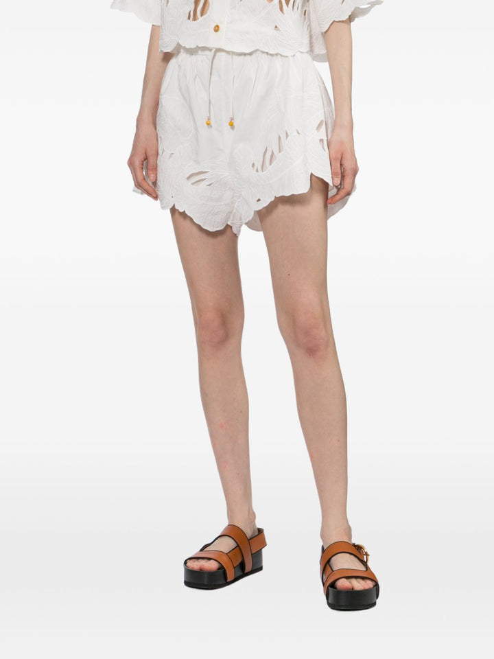 Zimmermann Shorts - WHITE | 42bab4d3052756d57ee80bd366877d6ffb2e345b