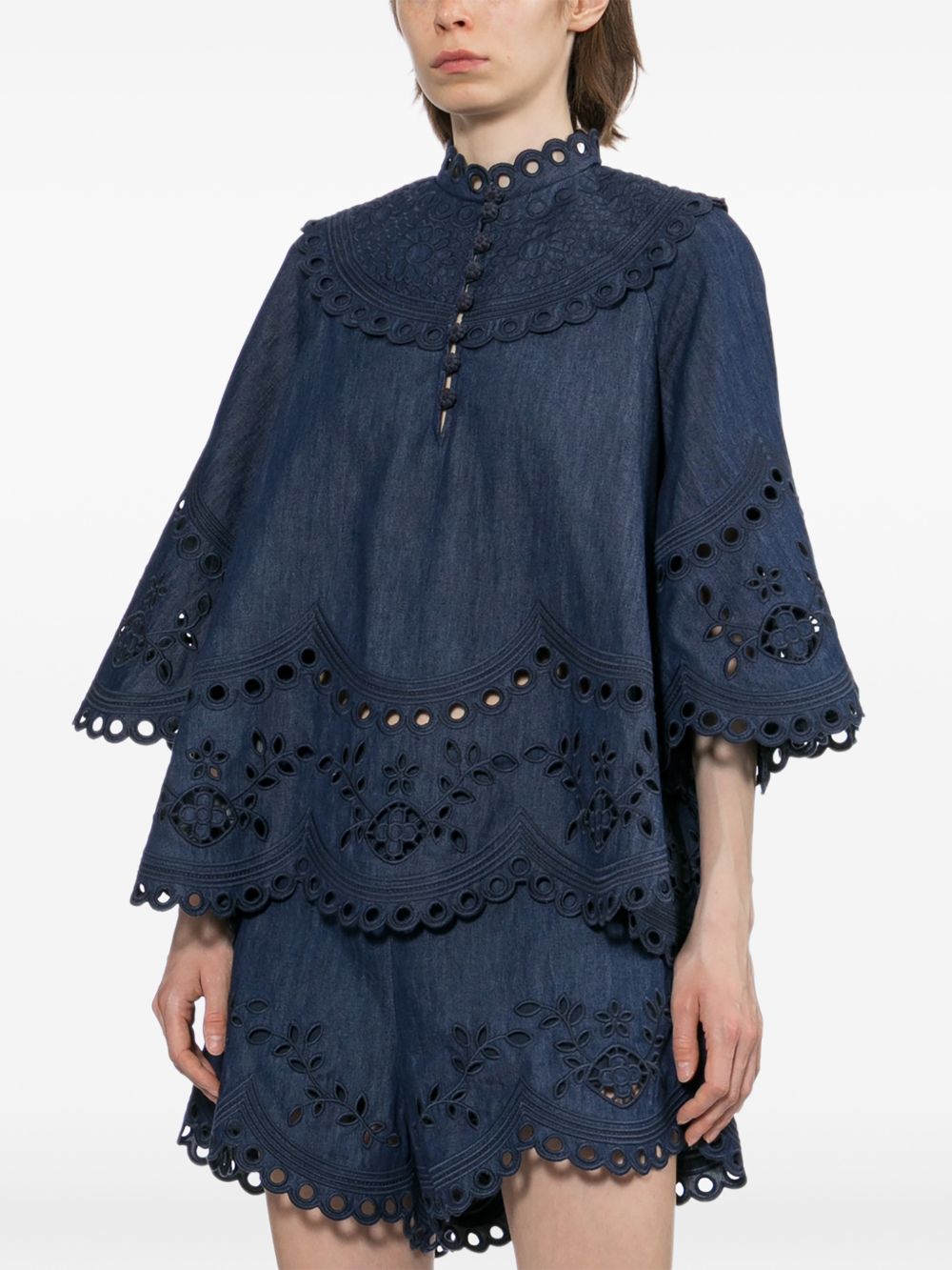 Zimmermann Top - BLUE | 7fea907c60dfdc72ae6977ca62bc2ed31ef2f53d