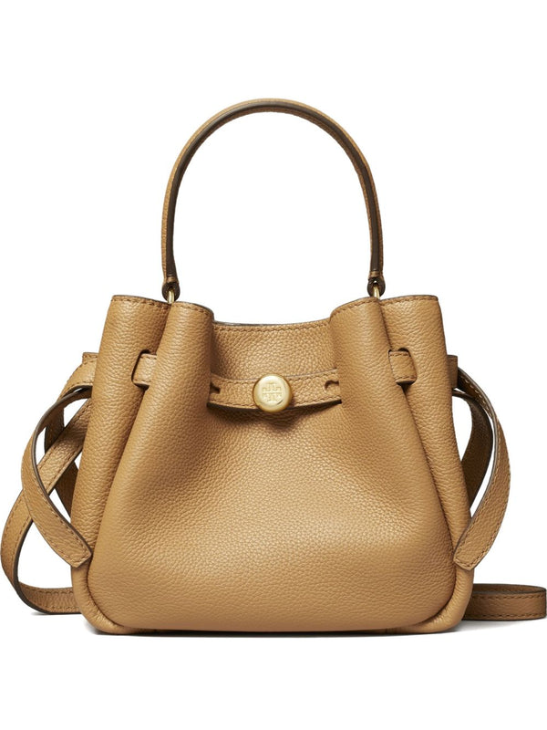 Romy Mini Leather Bucket Bag