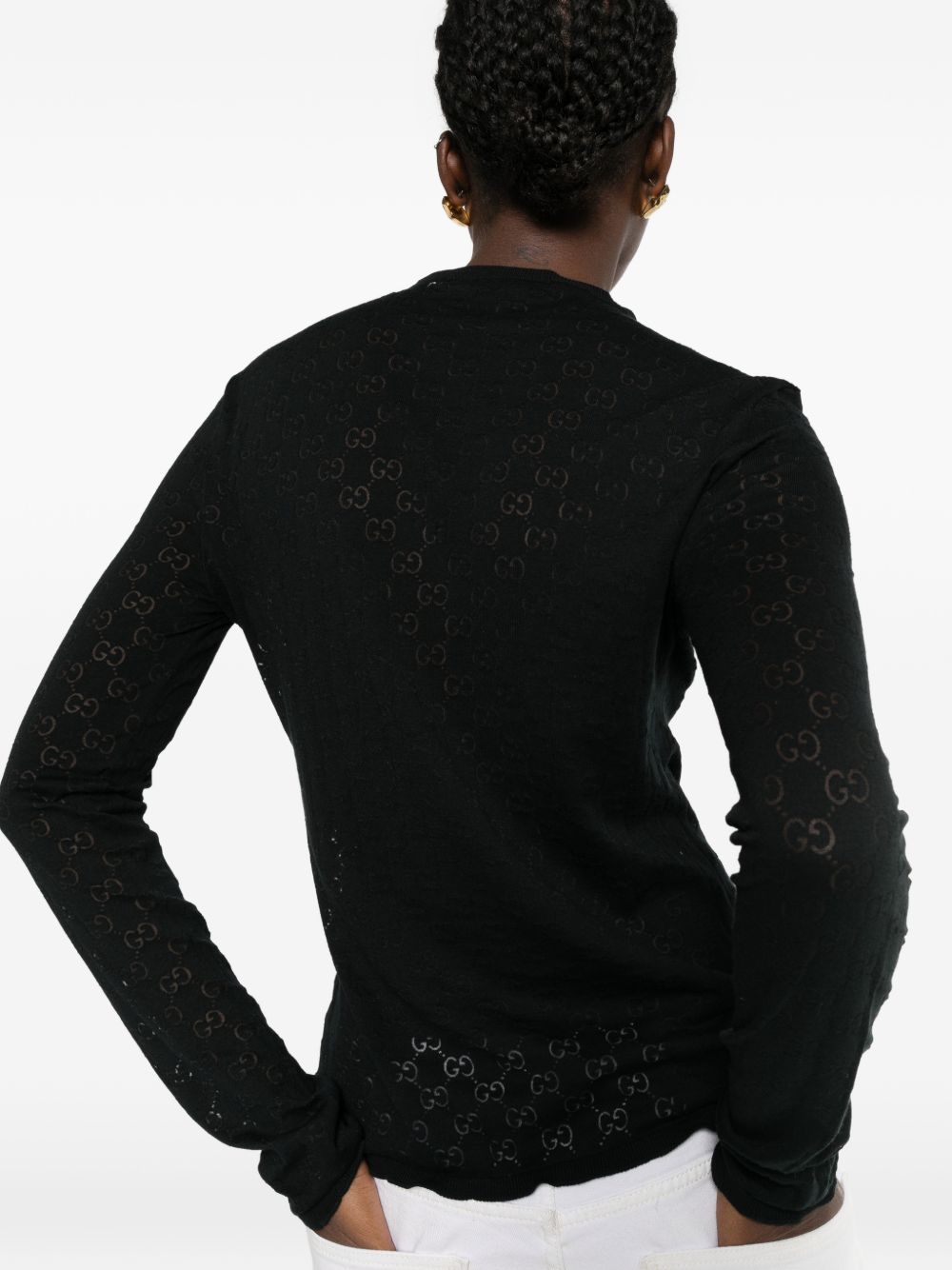 Gucci Sweaters - BLACK | aed96c6a947ec58398f6fefda14d954e0ceac74a
