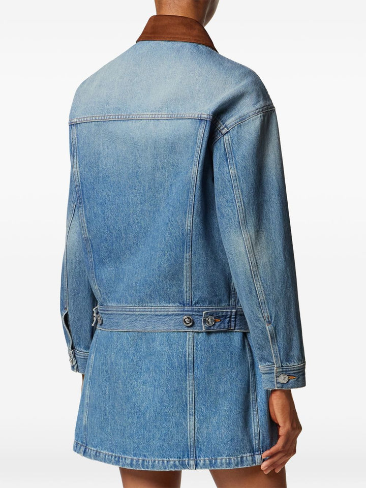 Versace Coats - BLUE | c13dfd4b5ce4284a42eb6e7629a1c8dcb9f59d2f