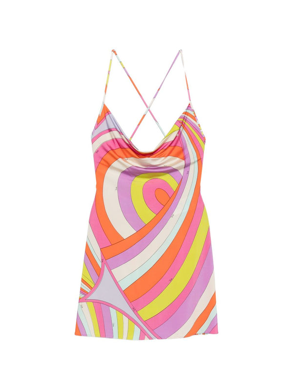 Printed Mini Dress