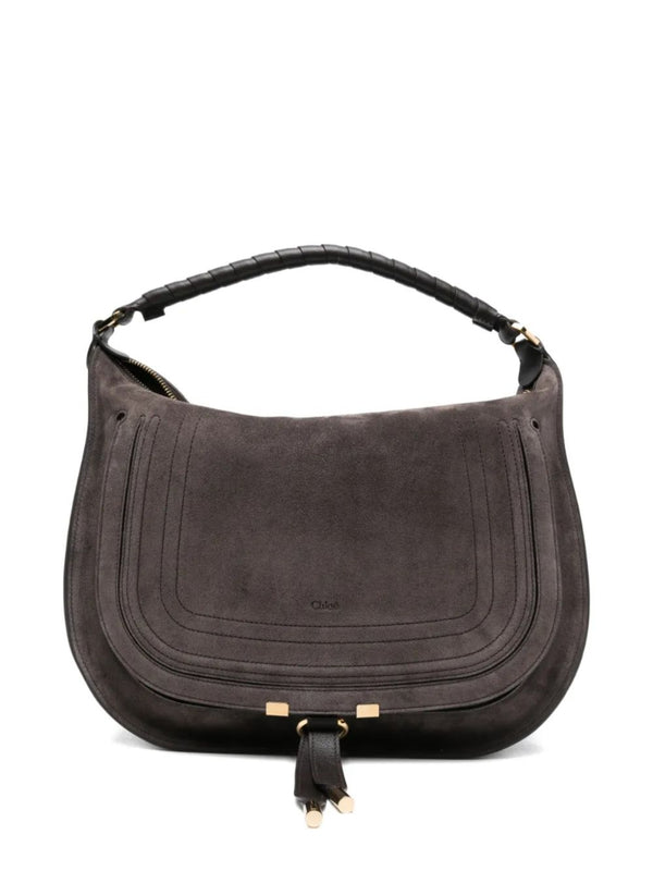 Sac à bandoulière en cuir suédé Marcie