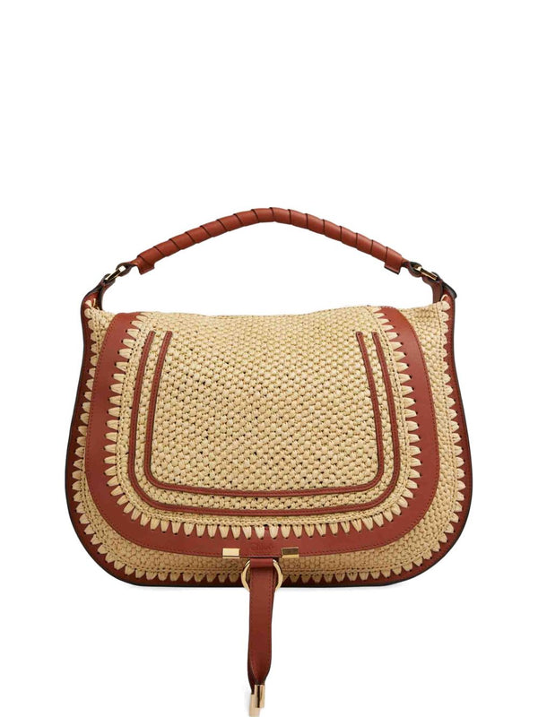 Marcie Medium Rafia Tote Bag