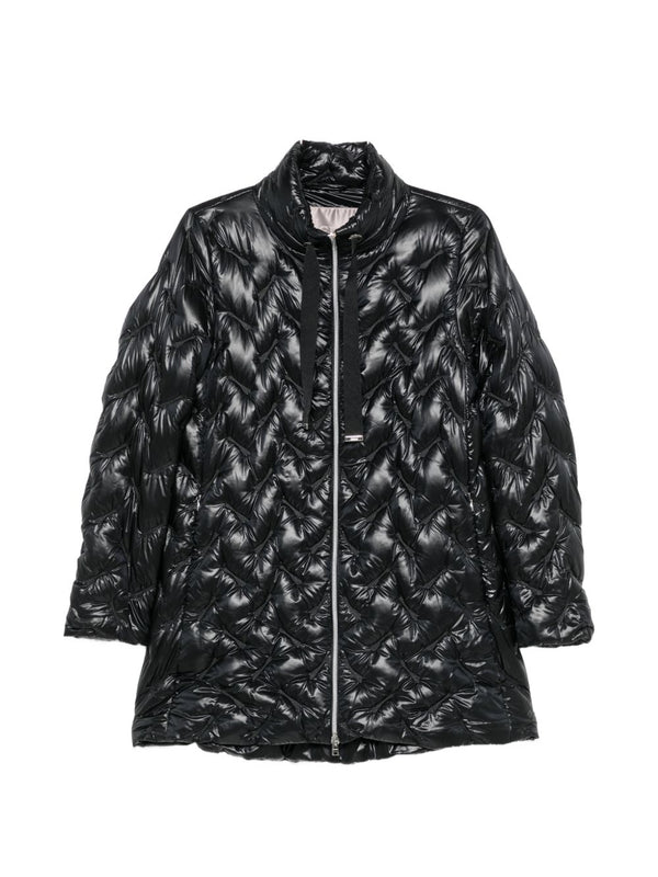 Quilted Midi Down Jacket