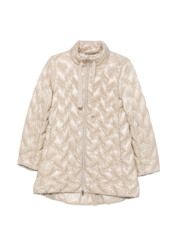 Quilted Midi Down Jacket